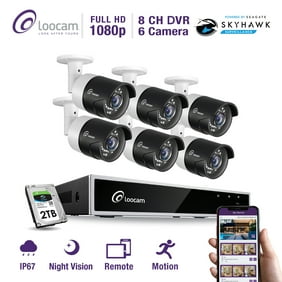 ANNKE Kit de Seguridad 8CH DVR 3MP 5-en-1 H.265 y 4 C/ámaras de vigilancia CCTV 1080P IP66 PIR Detecci/ón Alarma de luz Intermitente Acceso Remoto-sin HDD